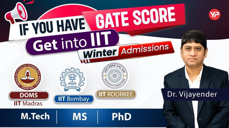 Exploring Winter Admissions for MS and PhD Programs in Top Indian Institutes