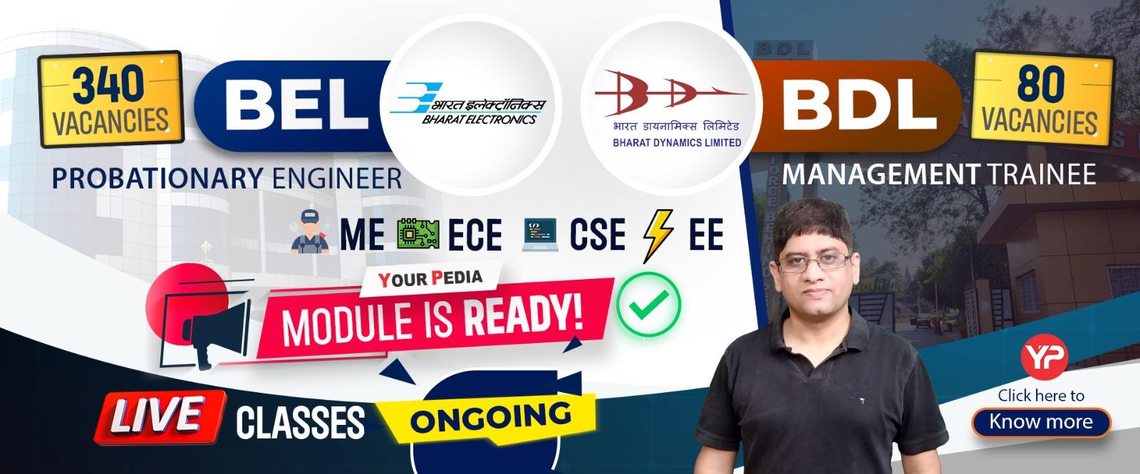 BEL Probationary Engineer October recruitment 2025