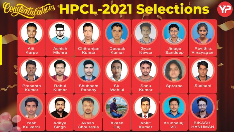 HPCL-2021 Selections