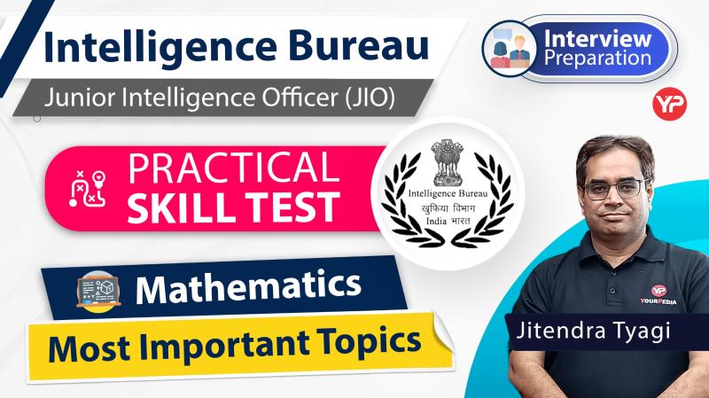Intelligence Bureau JIO Math Skill Test important Questions