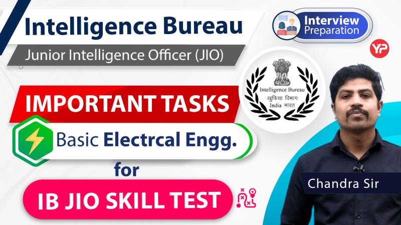 IB JIO Skill Test Requirements For Electrical Branch