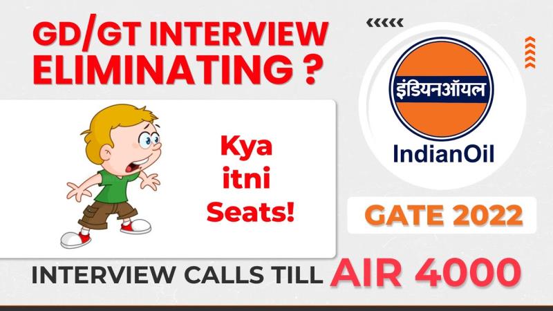 IOCL Interview call upto 4000 GATE AIR