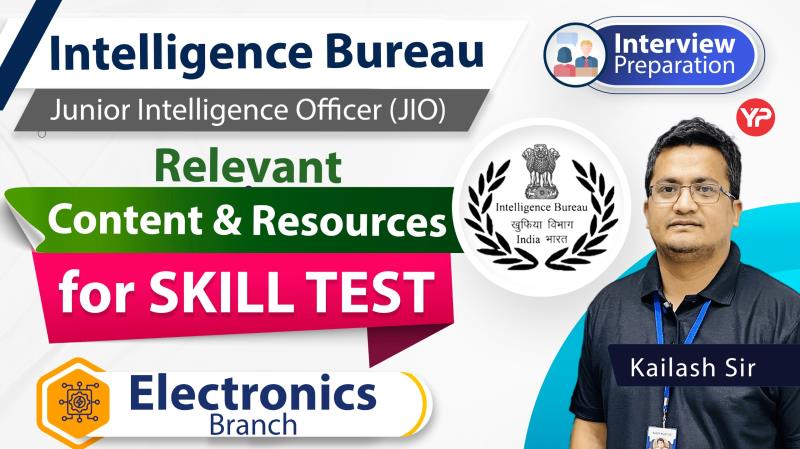 Intelligence Bureau JIO ECE Skill Test important Questions