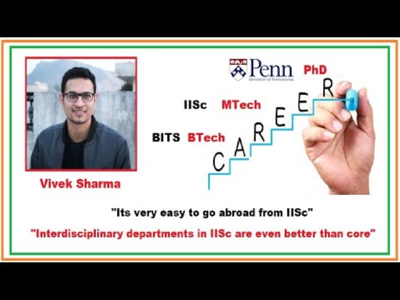 M.Tech from IISc to PhD from University of Pennsylvania, USA