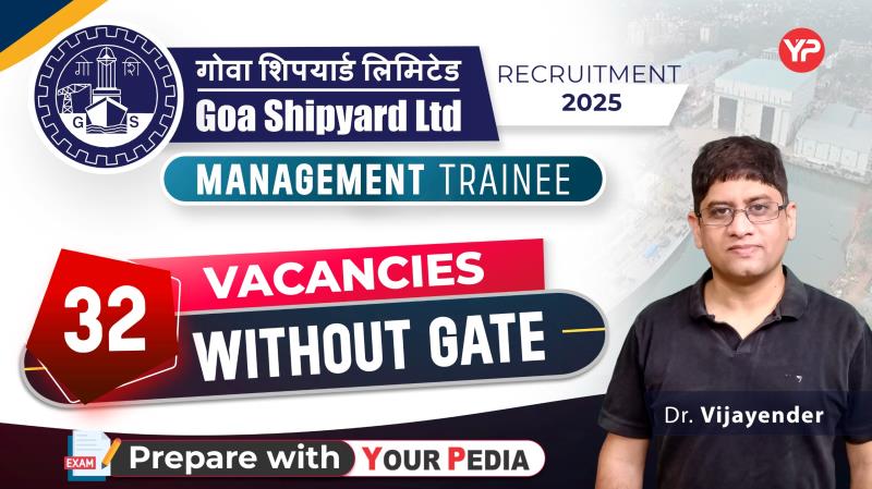 Goa Shipyard Limited Management Trainee Exam Preparation