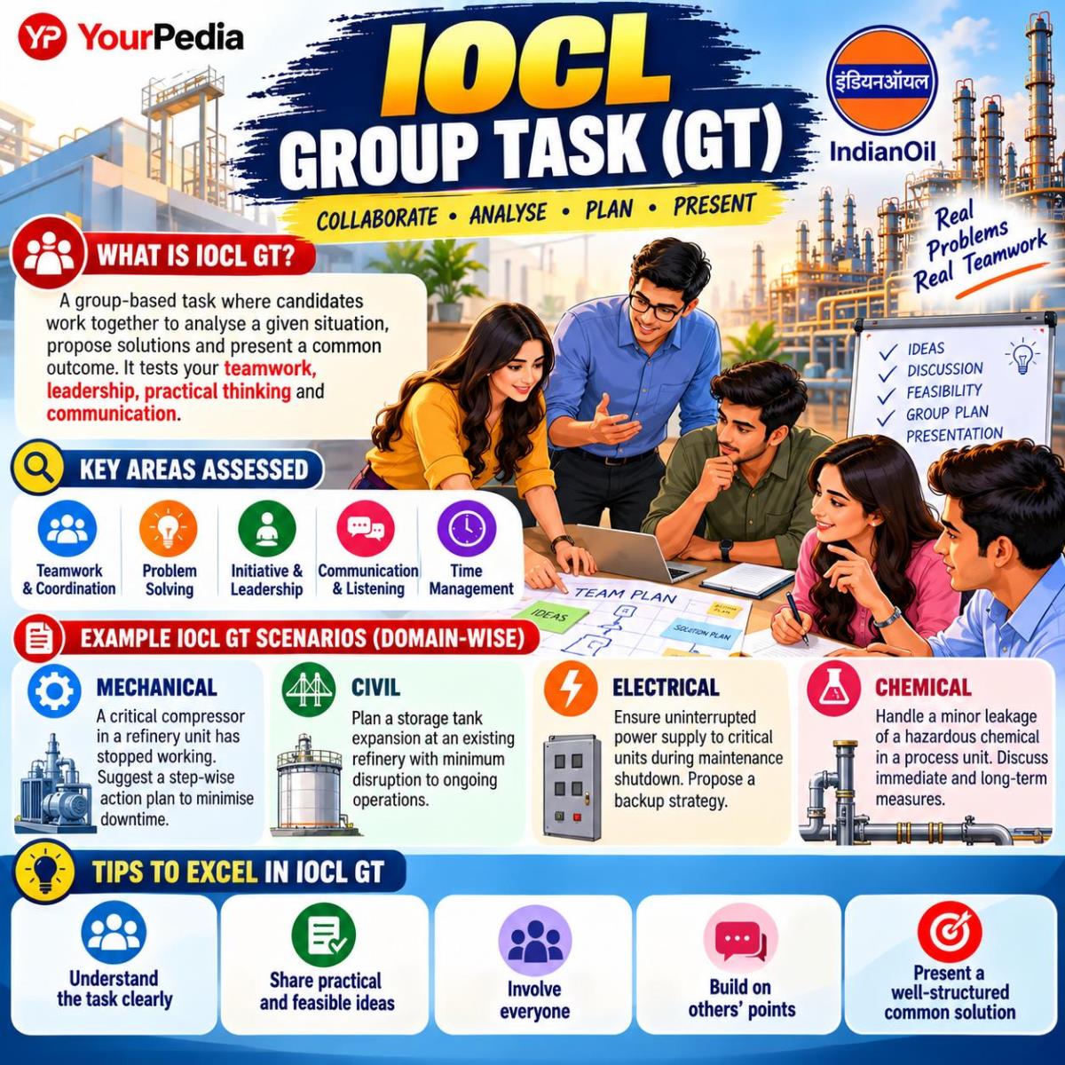 IOCL Group Task Topics and Mock GT Preparation