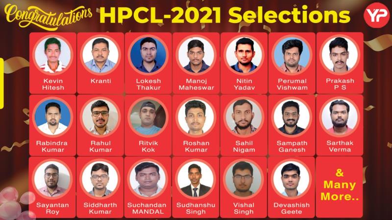 HPCL-2021 Selections