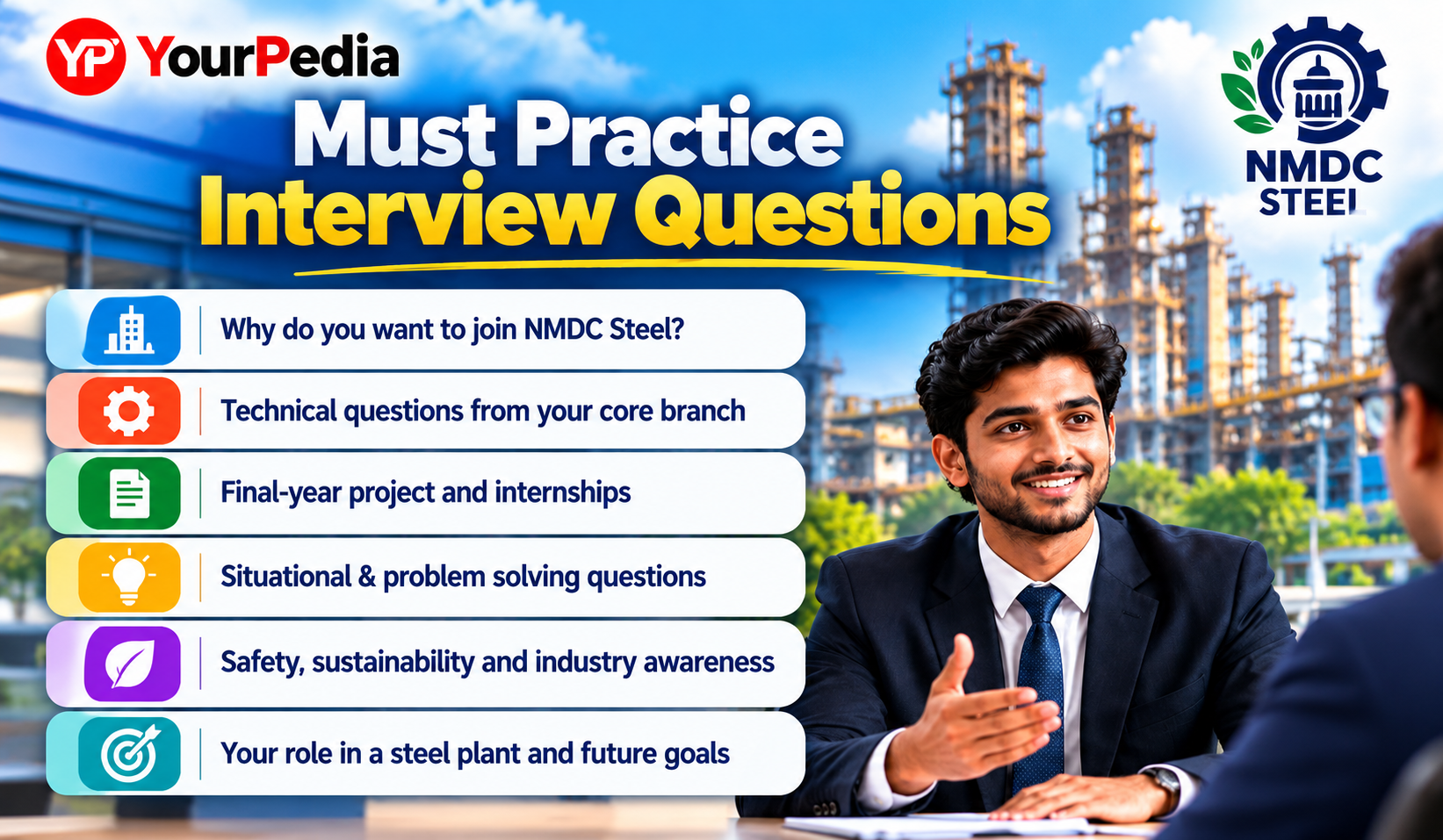 NMDC Steel GD and Interview Preparation with YourPedia