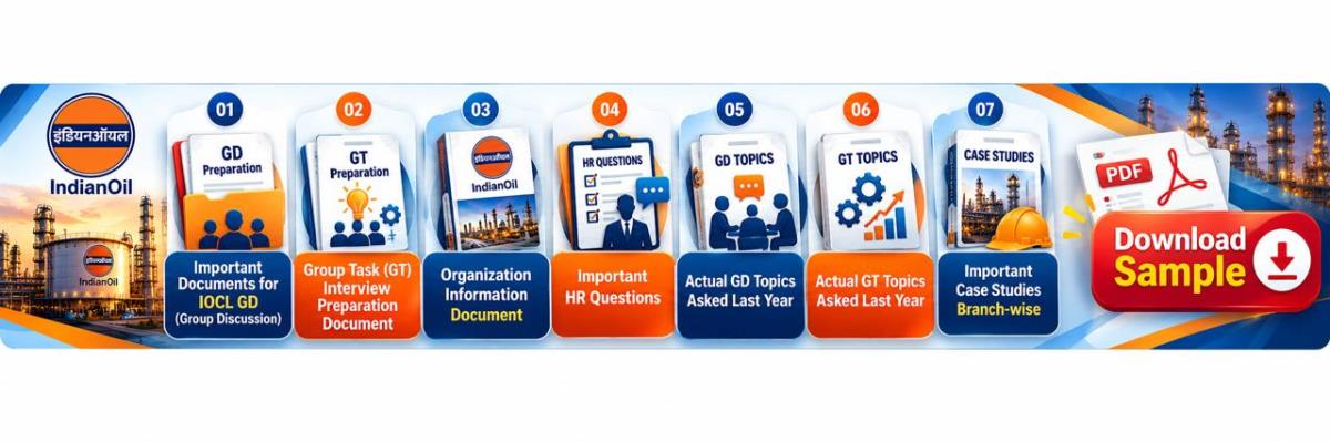 IOCL GD GT Interview Important Preparation Documents