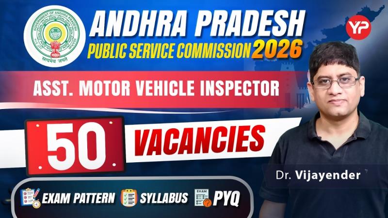 APPSC Assistant Motor Vehicle Inspector (AMVI) exam Preparation