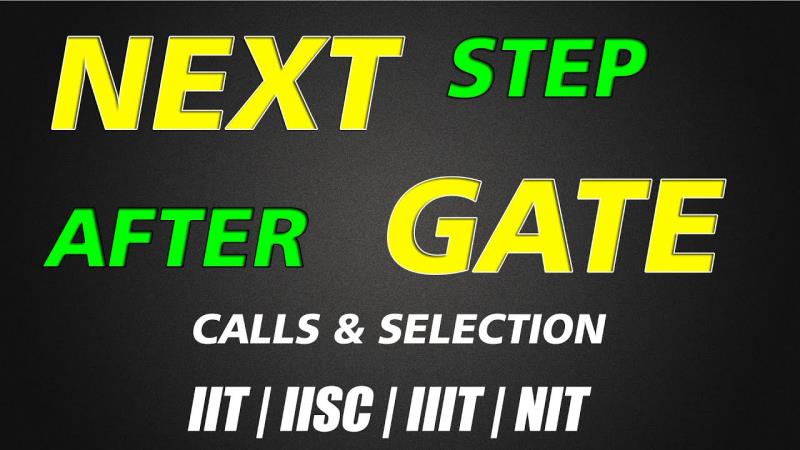 What are the options after GATE exam