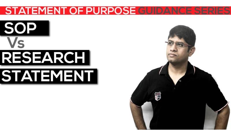 Writing SOP | SOP vs Research Statement