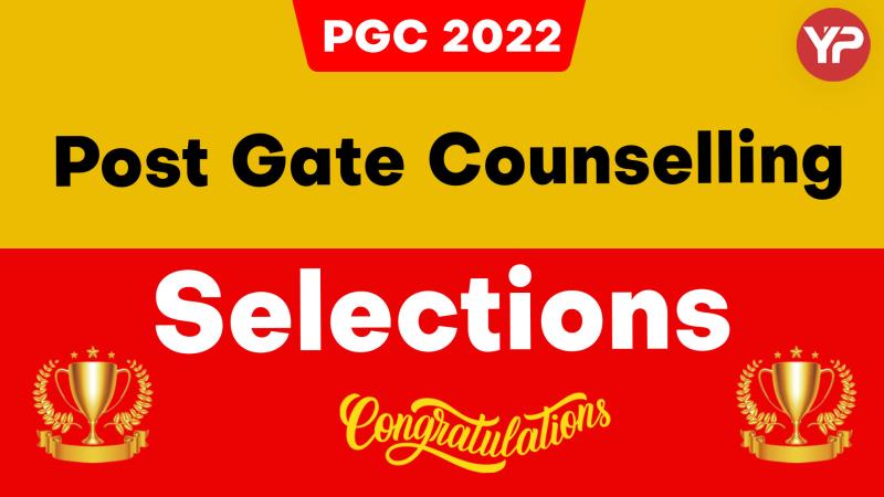 Post Gate Counselling 2022 Selections