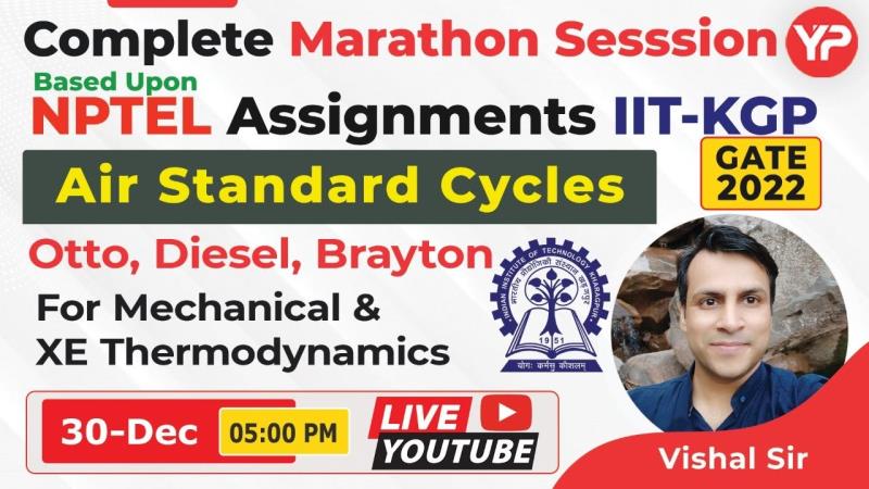 NPTEL Assignments Covered Air Standard Cycles