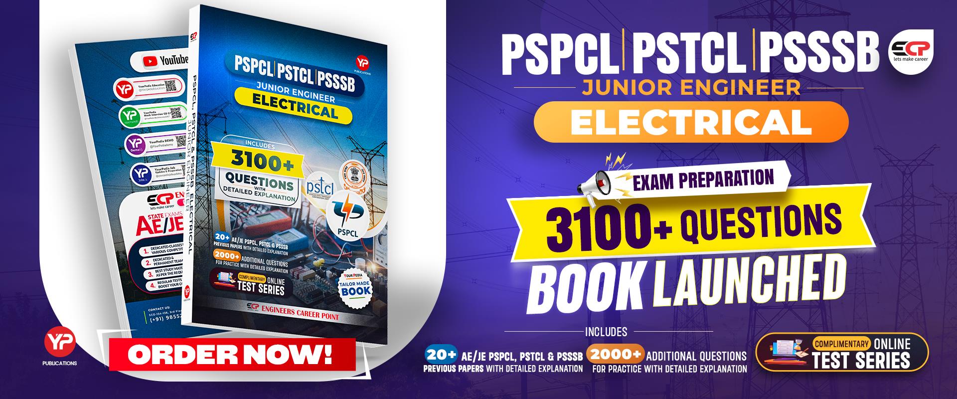 PSPCL JE Electrical Practice Question Book by YourPedia