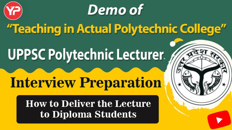 Lecture delivery in Polytechnic college