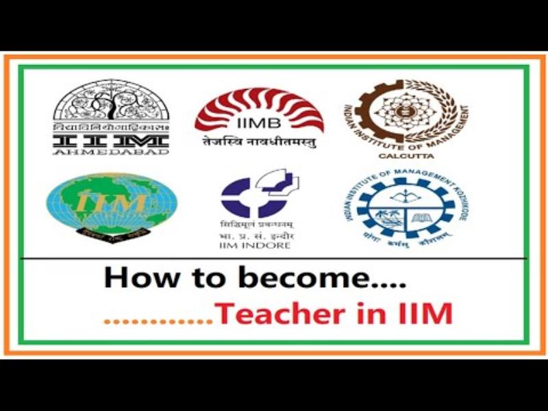 How to become teacher in IIM